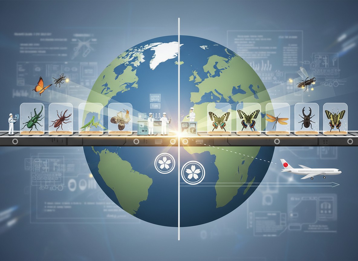 昆虫の輸入・輸出に関わる日本の検疫法と手続き：国際取引の具体的な流れ